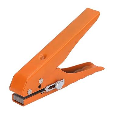 Imagem de Furador simples, furador de 10 mm, furador para serviço pesado Furador de papel portátil, economia de mão de obra, furador de metal para papel, papelão, cartões, projetos de arte