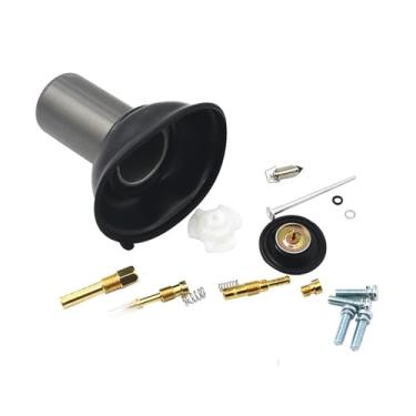 Imagem de Kit de reparo de reconstrução de carburador de motocicleta compatível com NV400 VLX400 NV600 VT600 VLX600 Shadow400 STEED400 Shadow600 BROS400 NC25E (1 conjunto)