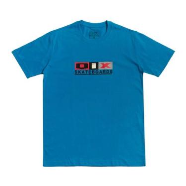 Imagem de Camiseta qix skateboards monograma original, Masculino, G1, Royal