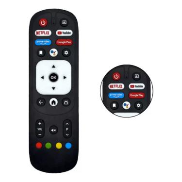 Imagem de Controle Remoto Compativel Smart Tv Vizzion Br58 Br32 Entretenimento e Comodidade