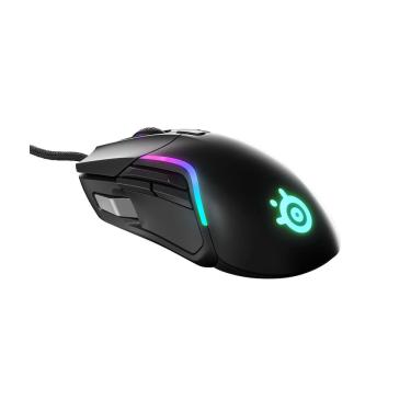 Imagem de Mouse para jogos SteelSeries Rival 5 com sensor de 18.000 cpi - preto
