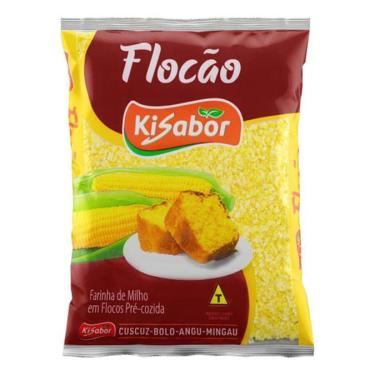 Imagem de Farinha Kisabor De Milho Flocão Sem Glúten 500 G