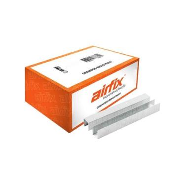 Imagem de Grampo de Aço 80/10 Para Grampeador Pneumático Caixa Com 10 Mil Grampo