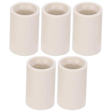 Imagem de Qanyegn 40pcs piscina sugestão de gangues, fábricas de bilhar, fibra de fibra de fibra de fibra branca de reparação de tubos de ferramenta de bilhar acessórios (12MM 0.8 inches)