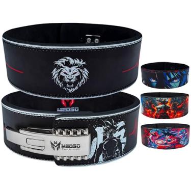 Imagem de Cinto avançado para halterofilismo com fivela de trava ultrarrápida, 10 mm para levantamento de peso, agachamento, levantamento terra, musculação, suporte de levantamento de peso, cinto de ginástica