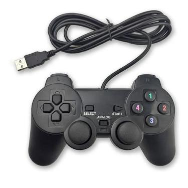Imagem de Joystick Dualshock Controle para Pc Games Usb