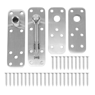 Imagem de Dobradiça Porta Escondida Aço Inoxidável de Aço Intenso 600 Libras Capacidade de Carga Ajustável para Portas de Alumínio de Madeira