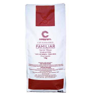 Imagem de Café Familiar Sustentável Torrado em Grãos Coopfam 1kg