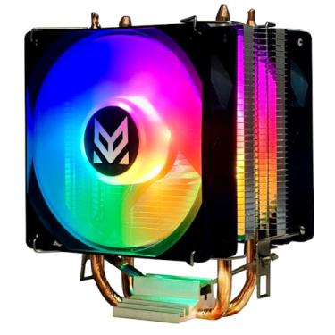 Imagem de Cooler CPU Intel LGA X99 X79 Xeon LGA 2011 v3 LED RGB Gamer Ryzen Am4 Am3 120mm 775 115x 1200 1366 1700 (RGB)