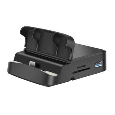 Imagem de Gadpiparty Adaptador Hub USB C com Suporte Docking Station Viagens Expansão de Portas Tipo C Tablets e Smartphones