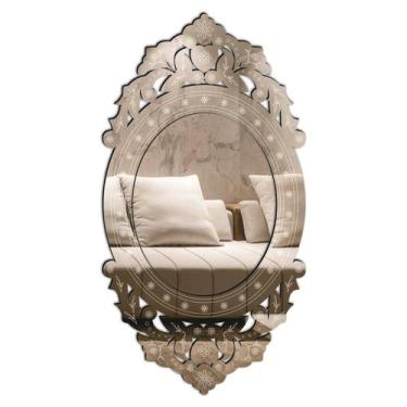 Imagem de Espelho Decorativo Veneziano Pegui 16X32 3890 - Creatus