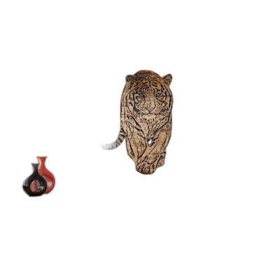 Imagem de Papel De Parede 3D Animais Pop Art Tigre Felino 3,5M Pxa142 - Você Dec