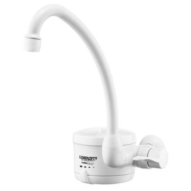 Imagem de Torneira Elétrica Lorenzetti 110V 220V Branca De Parede Loren Easy 480