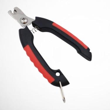 Imagem de Alicate Cortador de Unha Pet com Trava de Segurança para Cachorro e Gato (PRETO)