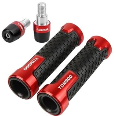 Imagem de Motorcycle Throttle Handle Grips，replacement part，Handlebar Grips Powersports Grips Accessories, For Yamaha TDM900 TDM 900 2002-2021 2013 2012 2011 2010 2009 2008 2007