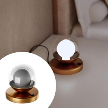 Imagem de Luminaria De Mesa Abajur Decorativo Quarto Lateral De Cama Cabeceira Lampada Incluso