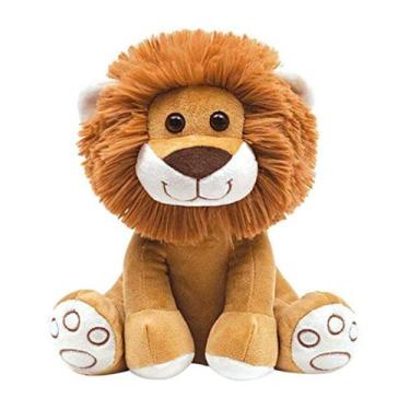 Imagem de Ursinho De Pelúcia Leão Meu Leãozinho Buba 25cm, Marrom, Leão