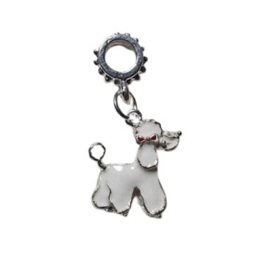Imagem de Berloque Poodle Banhado a Prata 925 (Branco)