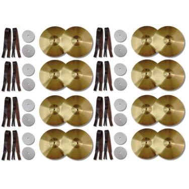 Imagem de Kit 8 Par Prato 14 Marcial C. Ibanez + 8 Par Alça Couro