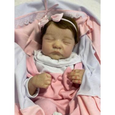 Imagem de Bebê Reborn Menina Dormindo Recém Nascido Levi - Ana Dolls