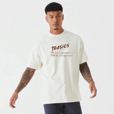 Imagem de Camiseta Street Wear Unissex Estampada Frases Motivacional 100% Algodã