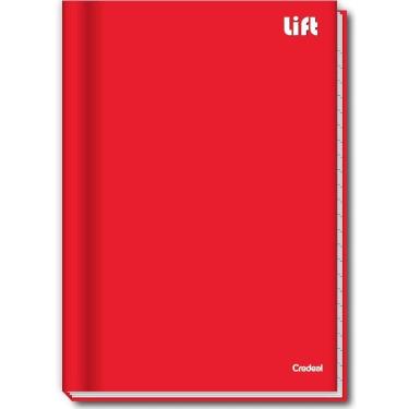 Imagem de Caderno Brochurão Capa Dura 1 Matéria - 48 Folhas - Lift Vermelho - Credeal