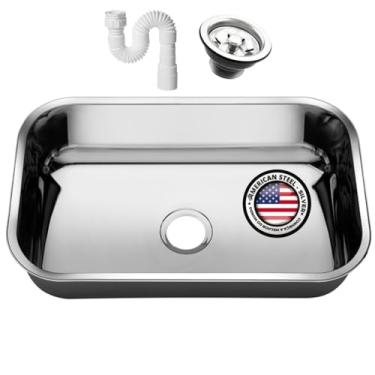 Imagem de Cuba Aço Inox Cozinha American Steel N°2-17 Extra Funda 56x34x17