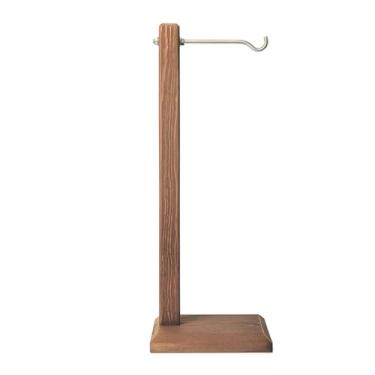 Imagem de IEUDNS Suporte para sinos de vento Suporte para sinos de vento para lanterna Cabide multifuncional para pingente de exibição para Mesa Casa, Marrom