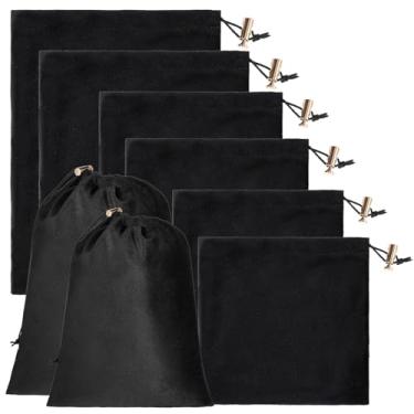 Imagem de Sacos de armazenamento de brinquedos para adultos, 6 peças, bolsa de veludo de qualidade, ajustável, organizador de brinquedos, bolsa de presente, bolsa dobrável para mulheres, homens, brinquedos