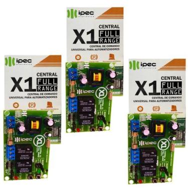 Imagem de Kit 3 Placas Central Motor P/ Portão Full Range X1 Full Range Ipec - I