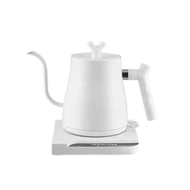 Imagem de Fenteer Chaleira elétrica de pescoço de ganso, bule multiuso para água fervente, caldeira de água quente para restaurante, cozinha, sala de chá, café, bar, Branco, 800l