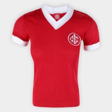 Imagem de Camisa Internacional Retrô Feminina - Oldoni Sports, Vermelho, M