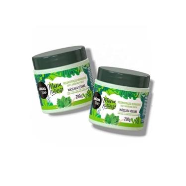 Imagem de Máscara Vegana Maria Natureza, Reconstrução Reparadora Capilar, 200g, com CB2 e Queratina Vegetal (02 Máscaras)