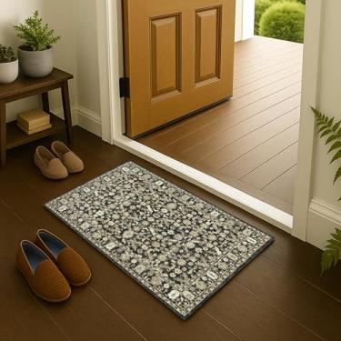 Imagem de Fame Rugs Capacho turco vintage 5 x 7 – Tapete de entrada dobrável macio para corredor interno, tapete de destaque lavável
