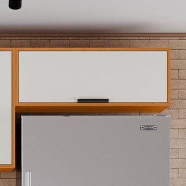 Imagem de Armário Aéreo 80cm 1 Porta Basculante Ravena - Poliman Móveis