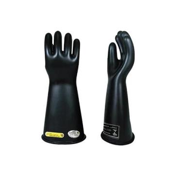 Imagem de Luva Isolante de Borracha Alta Tensão 17000V Tam 10 Prots