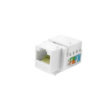 Imagem de Conector Jack Femea Rj45 Cat6 Keystone 062-9710 - Chipsce