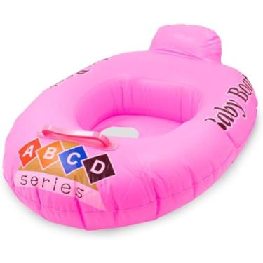 Imagem de Boia Inflável Infantil para Piscina e Praia, Rosa, Verão