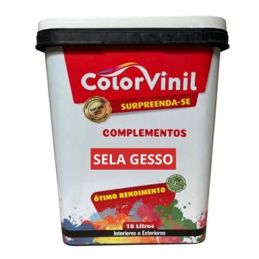 Imagem de Selador Para Parede De Gesso Sela Gesso Colorvinil 18l