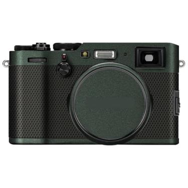 Imagem de X100F Película de câmera antiarranhões para FujiFilm X 100F Película protetora de vinil revestimento acessórios de fotografia adesivo X-100F (verde turquesa)