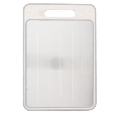 Imagem de Bandeja de Descongelamento Eficiente de Descongelar Rapidamente Comida Congelada, Tábua Abrangente para Peixes, Sucata e Tarefas de Descascamento (GRAY) (caqui)