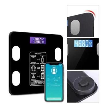 Imagem de Balanca bioimpedancia eletronica p/ uso domestico 180kg - comdrop