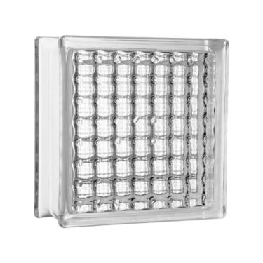 Imagem de Tijolo De Vidro 19 X 19 X 8 Cm Cristal Paralelo Incolor 06 Unidades Tradestar