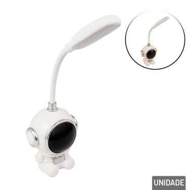 Imagem de Luminária de Mesa 29cm EM LED Astronauta Color - Tudo em Caixa