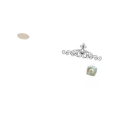 Imagem de Fenteer Tapete para área Interna E Decoração de Parede de Metal para Lavanderia, Pátio, Corredor, Quarto, Cerca, Revestimento Antiderrapante Floral