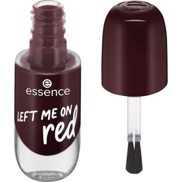 Imagem de Esmalte de unhas com efeito gel essence 72 LEFT ME ON red