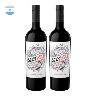 Imagem de Kit 2 Vinhos Sexy Fish Cabernet Franc Tinto Argentina 750ml - Bodega N
