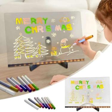 Imagem de Quadro de Desenho Iluminado Infantil - Atena