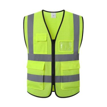 Imagem de Colete de segurança reflexivo ASIPHITU High Visibility AP1 Amarelo
