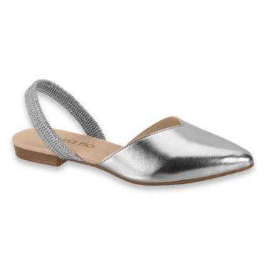 Imagem de Sapatilha Feminina Beira Rio Mule Slingback Bico Fino Elastico Ref: 41